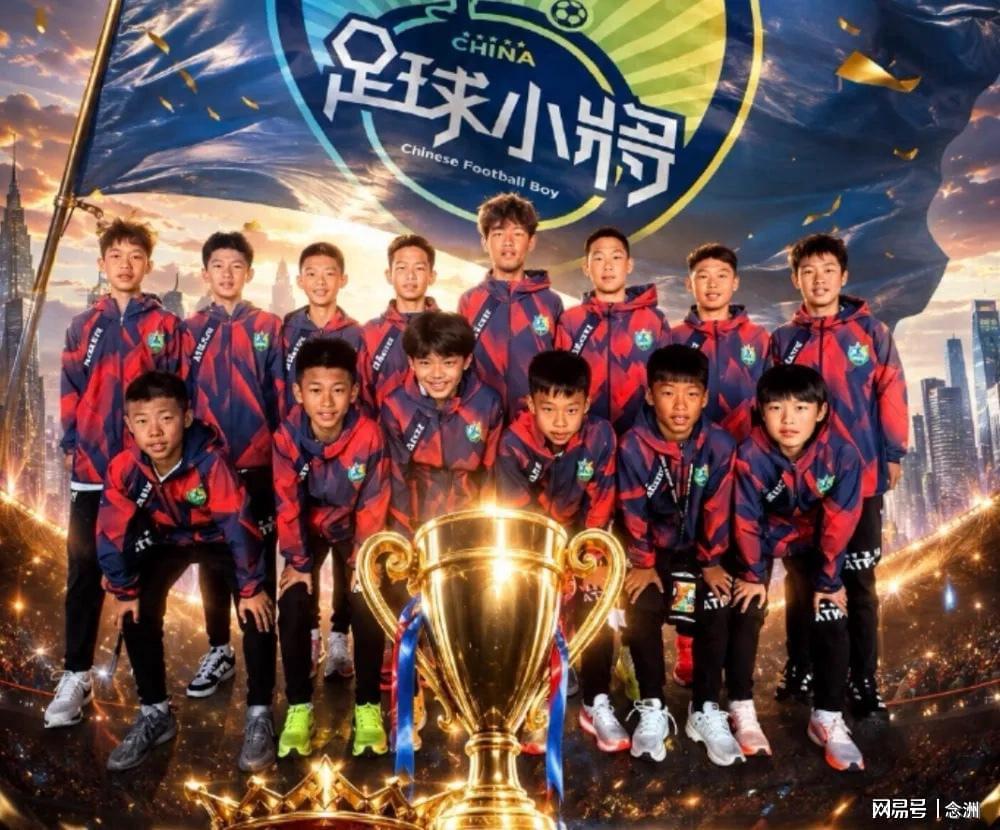 中国足球小将夺冠登热搜第一！全网膜拜董路 14名小球员高举奖杯